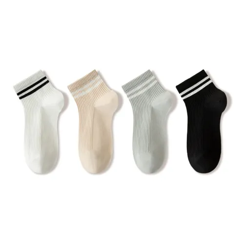 JIAZINI Короткие носки женские упаковка из 4 пар