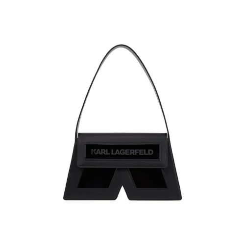 Сумка из кожи Karl Lagerfeld сумка через плечо среднего размера женская черная