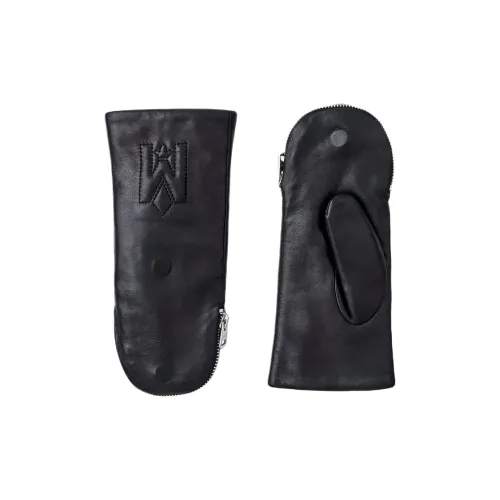 MACKAGE Шерсть Кожа Перчатки Унисекс Черный