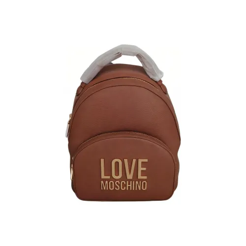 LOVE MOSCHINO Полиуретан Рюкзак Мини Женский Верблюжий Коричневый