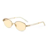 Золотая рамка с желтыми линзами