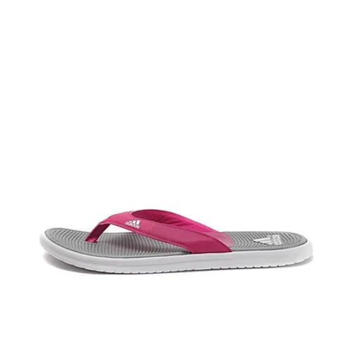 Adidas SC Beach 3point W Устойчивые к истиранию и скольжению шлепанцы женские серо-розовые