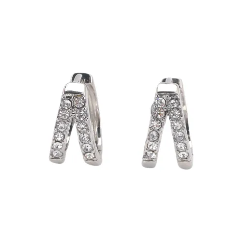 Серьги Vegetarian с цирконием унисекс