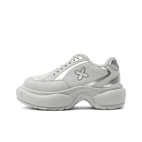 SMFK Slip-resistant Abrasion-resistant Low Top Беговые кроссовки Женские Пыльно-серый