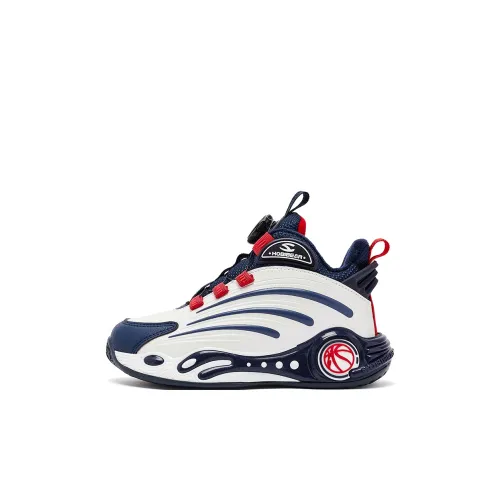 HOBIBEAR Slip-resistant Abrasion-resistant Thermal MID Top Children's Basketball Shoes Teenagers HOBIBEAR Противоскользящий Износостойкий Термический MID Топ Детские Баскетбольные Кроссовки Подростки