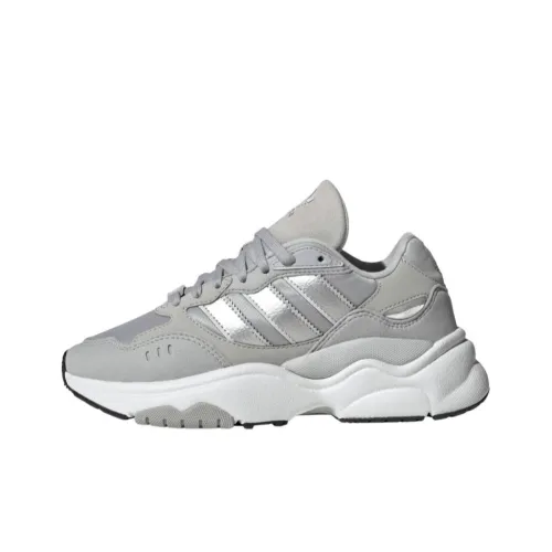 Adidas Originals Retropy F90 Slip-resistant Abrasion-resistant Low Top Kids Lifestyle Shoes Gray Teenagers Adidas Originals Retropy F90 Противоскользящий Устойчивый к истиранию Низкий Топ Детские Лайфстайл Обувь Серый Подростки
