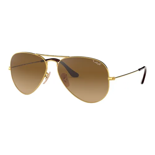 RayBan Металл Кристалл Aviator Солнцезащитные очки Женские Золото