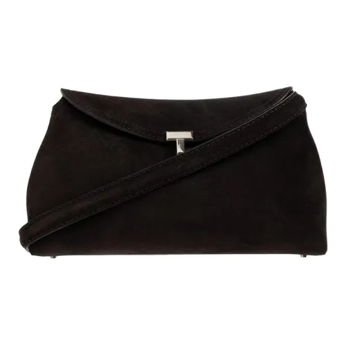 TOTEME Сумка через плечо из коровьей кожи сумка на плечо обычная женская черная