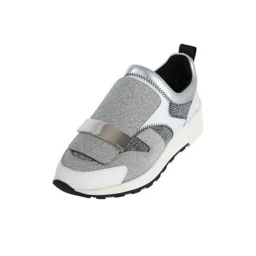 SERGIO ROSSI Sr1 Низкий Топ Повседневная Обувь Женская Серебряная