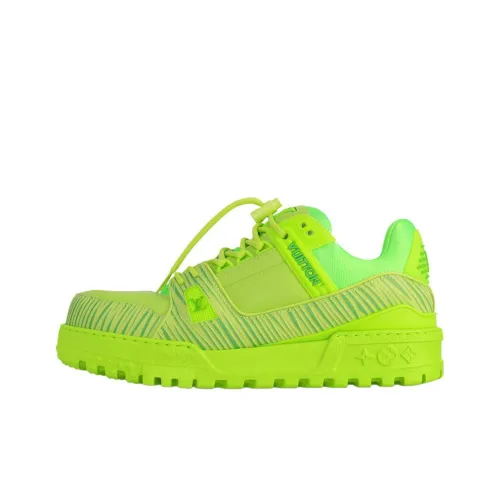 Парк Seo Bo x LOUIS VUITTON Trainer Maxi Little Jigglypuff Низкий Топ Скейтборд Кроссовки Мужские Зеленые