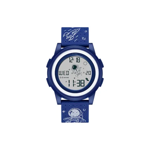 Rlychee Мужской Женский Унисекс Водонепроницаемый Студенческие часы Электронный механизм Ремешок из TPU Часы унисекс Белый циферблат