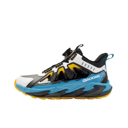 QIAODAN Детская повседневная обувь MID Топ Черный/Viking Синий Школьный возраст
