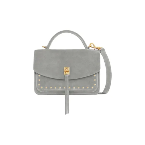 REBECCA MINKOFF Замша Кожа Сумка через плечо Сумка Маленькая Женская Серого цвета