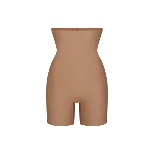 SKIMS FW24 Core Sculpt HIGH WAISTED SHORT Корректирующее белье Низ Женские Sienna Охра