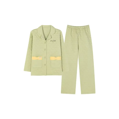 UAVAE ZJ CZ33317 Зеленый Женские Пижамные комплекты