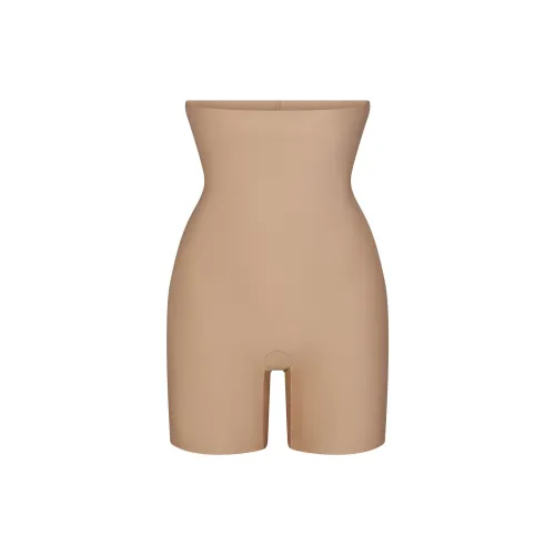 SKIMS FW24 Центральная часть Ядерный Sculpt HIGH WAISTED Короткий Корректирующее белье Низ Женские Глина Глина