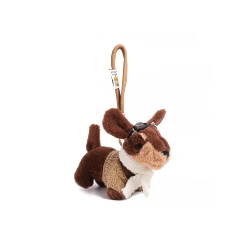 X3COMMUNE Колбаска Собака Мобильный телефон Нижняя заколка Шнур Куклы Плюшевый Брелок 12 см Рекомендуемая высота