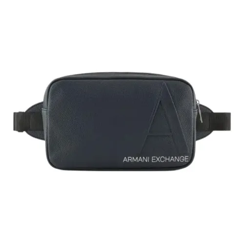 ARMANI EXCHANGEAE Полиуретан Одно плечо Через плечо Бананка Обычный Мужской Морской синий