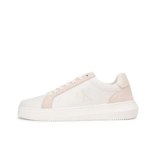 CKJ CALVIN KLEIN JEANS Низкие кроссовки для скейтбординга мужские Moon Белый