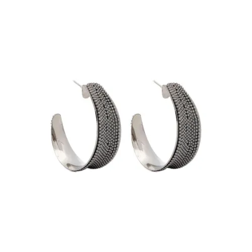 PESERICO Брасс Ожерелье Женское Темно-Серый