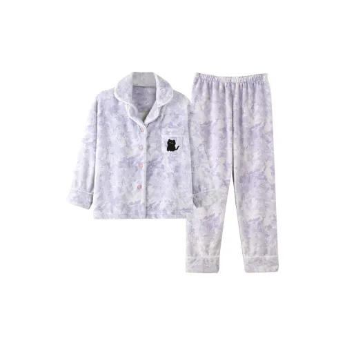 OEING Пижамный комплект женский фиолетовый