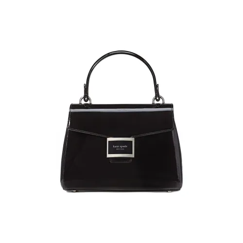 Kate Spade Katy Лакированная кожа с гладкой кожей сумка через плечо маленькая сумка женская черная