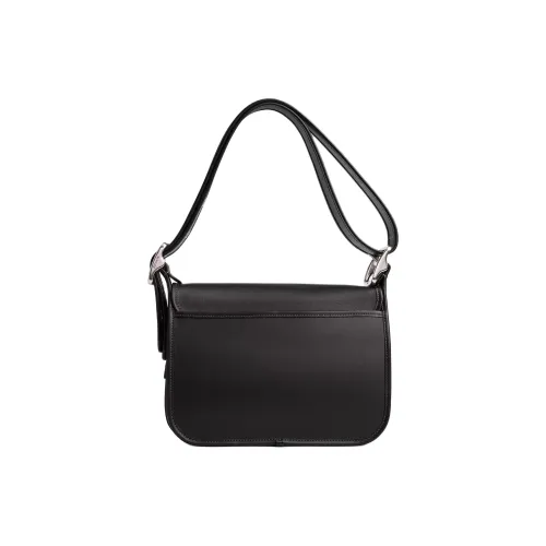 COACH Patricia Дубленая кожа Сумка через плечо Большая Женская Черная