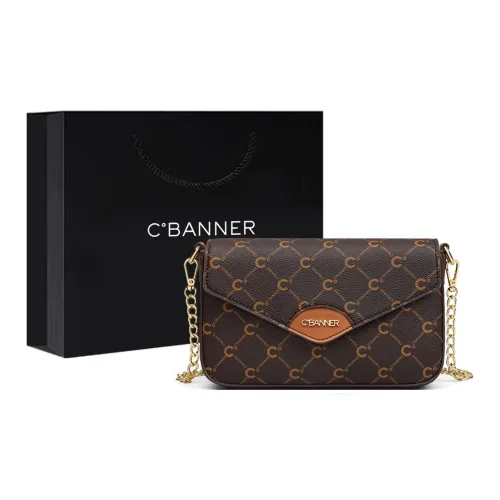 C°BANNER Микрофибра Синтетическая Кожа Сумка через плечо Стандартная Женская Кофейного цвета