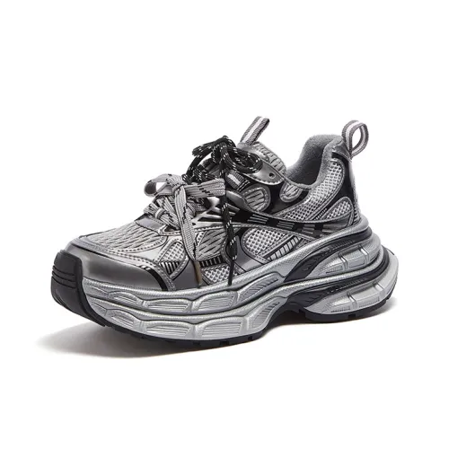 CAMEL Амортизаторы Shock Slip-resistant Abrasion-resistant Низкий топ Толстая подошва Кроссовки Женские