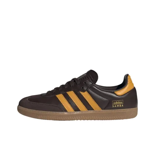 Adidas Originals SAMBA OG Немецкие армейские кроссовки Низкий топ Темно-коричневый Унисекс