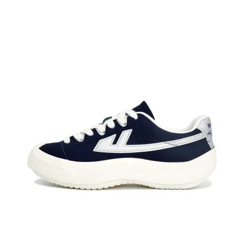 Warrior Heaven's Пава модные кеды кроссовки для скейтбординга унисекс темно-синий серебряный