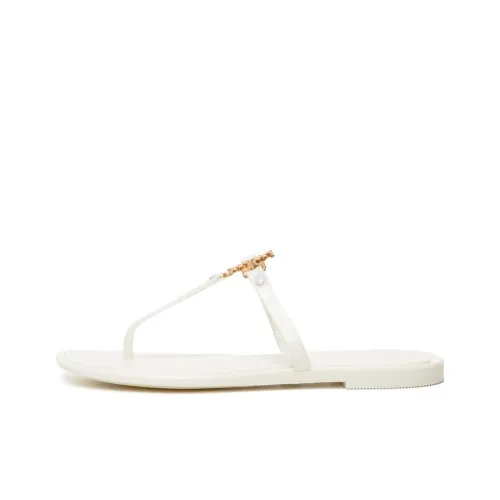 TORY BURCH Шлепанцы Женские Белые