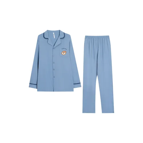 Red Beans At Home Пижама Набор Мужской Cloud ENVY Blue