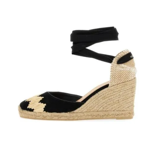 Castañer One Ремень Сандалии Женские Черный