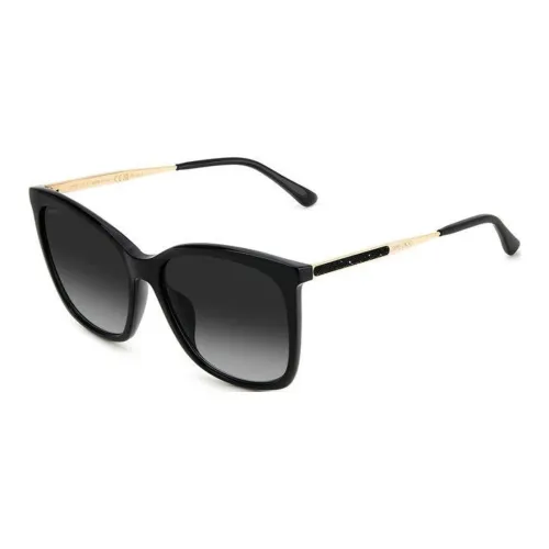 Jimmy Choo Квадратные Солнцезащитные Очки Женские Черные