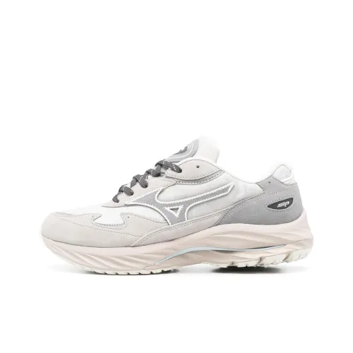 Mizuno Wave Rider Противоскользящий Устойчивый к истиранию Низкий Топ Повседневная Обувь Мужская Белая