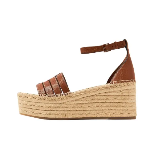 TORY BURCH Ines Fashion Sandals 8 см Женские Коричневый