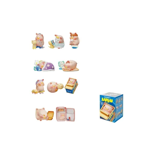 52TOYS Enjoy Some Cozy Fun Time с Lulu The Piglet While Staying at Home. Слепые коробки