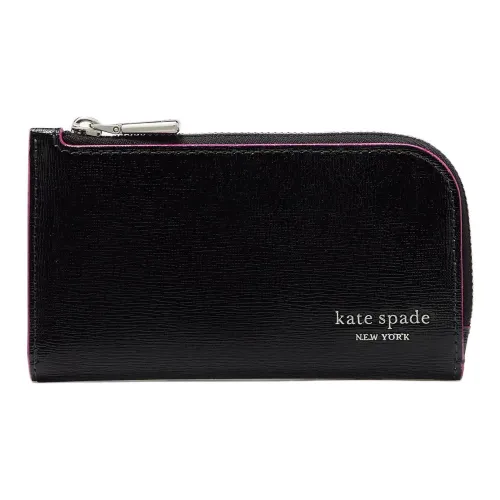 Kate Spade Лакированная кожа Кошелек Маленький Женский Черный