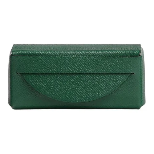 HERMES Madame Телячья кожа Помада Мешок для хранения Женские 65 Vert Moyen Средний зеленый