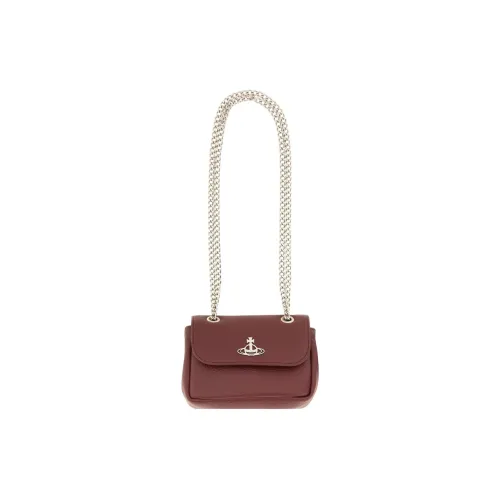 Vivienne Westwood Полиуретан Сумка через плечо Маленькая Женская Коричневая