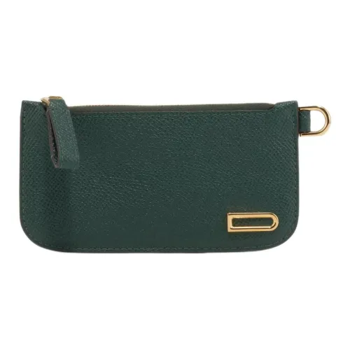 Delvau Яркий с рельефом Alpina голень телячья кожа держатель для карт женский зеленый