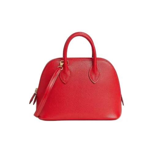 HERMES Bolide Chamkila шевро Сумка для боулинга Портативная сумка через плечо Мини-сумка для женщин