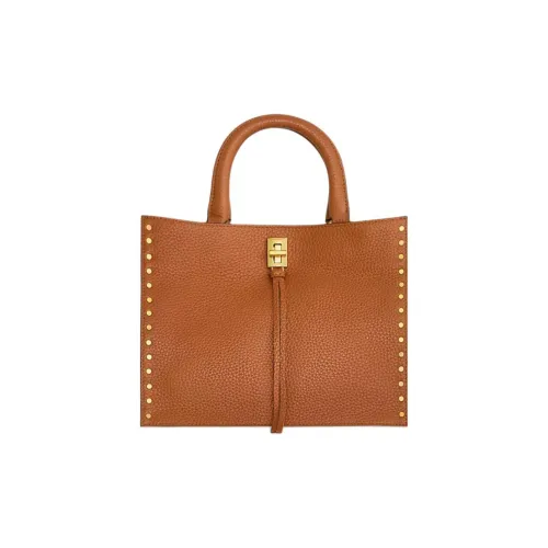 REBECCA MINKOFF Сумка из натуральной кожи сумка-тоут сумка для покупок маленькая сумка женская коричневая