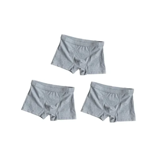 Lan Miao Трусы Мужские 3 упаковки серый