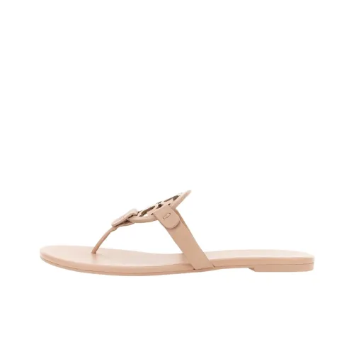 TORY BURCH Miller Резиновая подошва Шлепанцы Женские Розовый