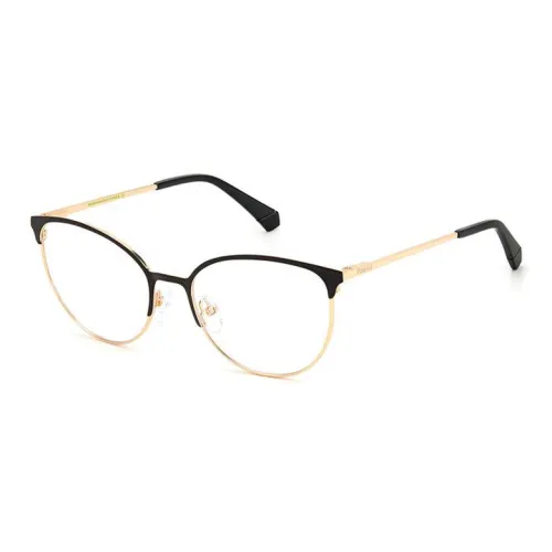 Polaroid Металл Кошачий глаз Оправы для очков Женские Черный