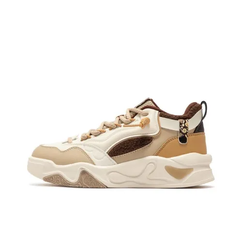 361° Jincheng Термический противоскользящий и устойчивый к истиранию высокий топ повседневный женский бежевый коричневый