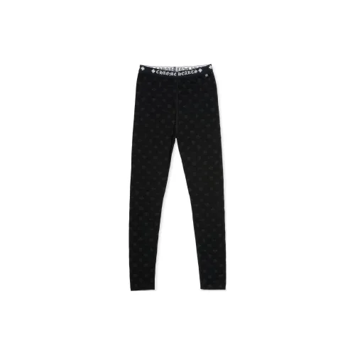 Chrome Hearts SS24 Термобрюки Женские Черный Серый