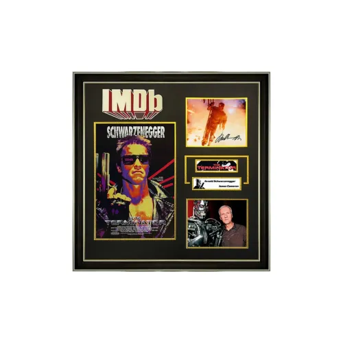 Three For IMDB Terminator · Арнольд Шварценеггер Джеймс Кэмерон Подписанная Фото От Набора Фильм Периперийные Продукты